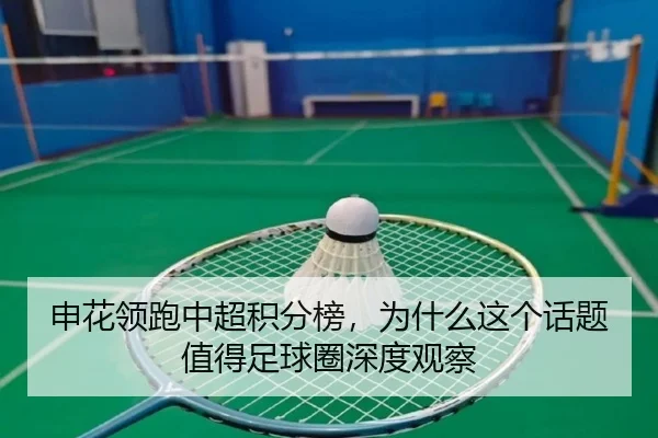 申花领跑中超积分榜，为什么这个话题值得足球圈深度观察